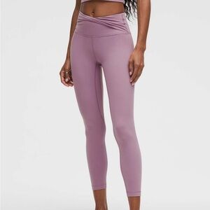 Lululemon Align Twist-Waist Yoga Pilates Tights 25” In Pink Size 4